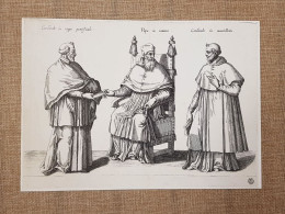 Papa E Cardinali Di Bartolomeo Grassi Del 1585 Ristampa - Sonstige & Ohne Zuordnung