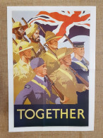 Manifesto Unità Militare Del Commonwealth Ristampa Di Celebre Locandina Cm 35x50 - Autres & Non Classés
