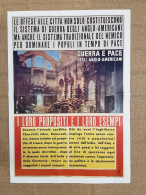 Manifesto Di Propaganda Fascista (1) Ristampa Di Storica Locandina Cm 35x50 - Sonstige & Ohne Zuordnung