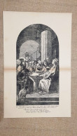 L'ultima Cena E Sacra Famiglia San Girolamo Giambattista Tiepolo Incisione 1896 - Ante 1900