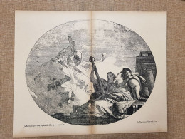 Le Tre Virtù Teologali Giambattista O Batista Tiepolo Incisione Del 1896 - Voor 1900