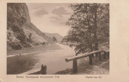 RO213  --  ROTER TURMPASS  --   ( RUMANISCHER TEIL )  --  PARTIE AM ALT  --  FELDPOST  WW1  --  1917 - Roumanie