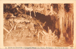 24-LES EYZIES-LAUGERIE BASSE-GROTTE DU GRAND ROC-N°440-G/0201 - Autres & Non Classés