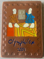OLYMPHILEX 2004 MEDAL ,GREECE PHILATELIC FEDERATION ,NATIONAL PHILATELIC EXHIBITION ,MEDAL - Other & Unclassified