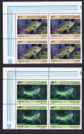 Mauritania - 1986 - Fish (Left Corner Blocks Of 4) - Yv 592/93 - Fishes