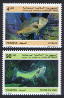 Mauritania - 1986 - Fish - Yv 592/93 - Fische