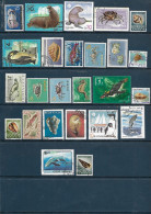 Marine Life: Set 25 Stamps, Used, Hinged (#005) - Meereswelt