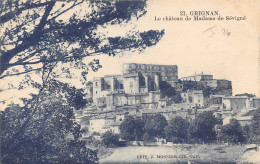 26-GRIGNAN-LE CHÂTEAU-N°441-A/0255 - Grignan