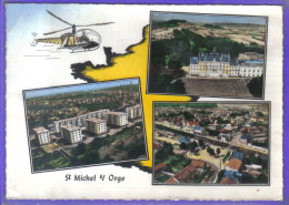 Carte Postale 91. Saint-Michel-sur-Orge  Vue D' Hélicoptère    Très Beau Plan - Saint Michel Sur Orge