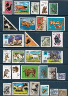 Mammals Set 29 Stamps, Used, Hinged (#002) - Sonstige & Ohne Zuordnung