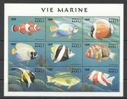 Mali - 1997 - Fish - Yv 2375/83 - Fishes