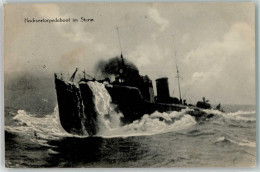 10641131 - Hochseetorpedobott Im Sturm AK - Warships