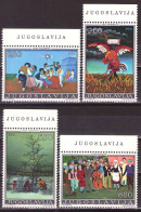 Yugoslavia 1974 - Art, Naive- Mi 1569-1572 - MNH**VF - Nuovi