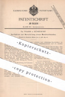 Original Patent - Dr. Thamm , Düsseldorf , 1894 , Wundverband | Bruchband , Bandage | Medizin , Verband - Historische Dokumente