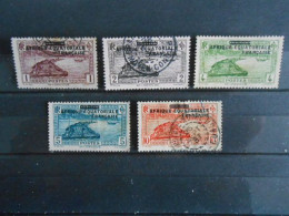 A.E.F. YT 17/21 FLEUVE OGOOUE - Used Stamps