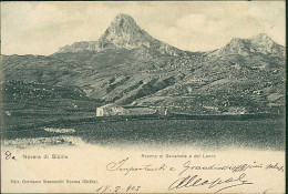 NOVARA DI SICILIA ( MESSINA ) ROCCHE DI SALVATESTA E DEL LEONE - EDIZ. STANCANELLI - SPEDITA 1903 (20989) - Messina