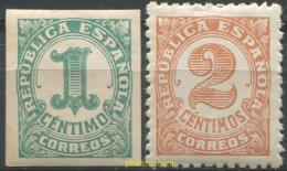 700149 HINGED ESPAÑA 1933 CIFRAS - ...-1850 Prephilately