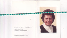 Anna Depoorter-Pauwelijn, Saint-Mesmes 1915, Westrozebeke 1992. Foto - Décès