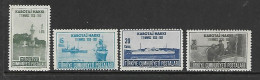 TURQUIE 1951 PHARE-CABOTAGE-BATEAUX  YVERT N°1128/1131 NEUF MNH** - Bateaux