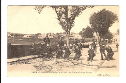 GUERRE 14 / 18 - DRAGONS Défendant Un Pont Sur Le Canal De La Bassée En 1914 - Guerre 1914-18