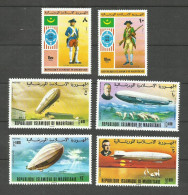 MAURITANIE N°346, 347, 350 à 353 Neufs** Cote 5.20€ - Mauritania (1960-...)