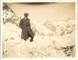 Photographie Photo Vintage Snapshot Anonyme Montagne à Situer - Other & Unclassified