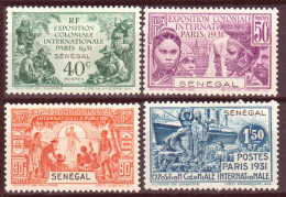 Senegal 1931 Y.T.110/13 */MH VF/F - Ungebraucht