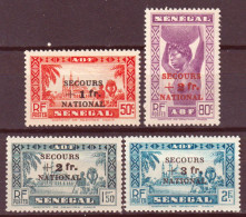 Senegal 1941 Y.T.173/76 **/*/MNH/MH VF/F - Neufs