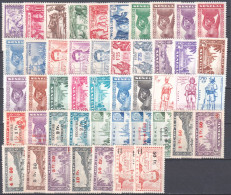 Senegal 1935/44 Y.T.138/54,160/78,187/97,A1/11,A13/30 */MH VF/F - Ongebruikt