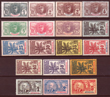 Senegal 1906 Y.T.30/46 */MH VF/F - Unused Stamps