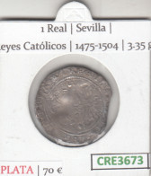 CRE3673 MONEDA ESPAÑA 1 REAL RRCC PLATA VER DESCRIPCION EN FOTO - Autres & Non Classés