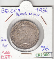 CR2300 MONEDA BELGICA 20 FRANCOS 1934 PLATA BC - Otros – Europa