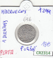 CR2314 MONEDA MARRUECOS 1 DIRHAM 1299 PLATA EBC - Other - Africa