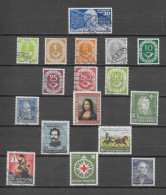 DEUTSCHLAND ALLEMAGNE RFA 1949/1953 17 TIMBRES OBLITERES  BONNES VALEURS COTE = 173 € - Used Stamps