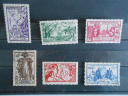 A.E.F. YT 27/32 EXPOSITION COLONIALE PARIS - Used Stamps
