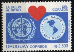 1992 Uruguay United Nations World Health Day Emblem #1417 ** MNH - Uruguay