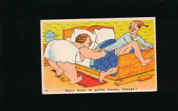 Humour - Couple - Femme Forte Grosse - Viens Biser Ta Petite Femme Zaseph - Humour