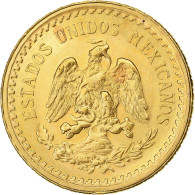 Mexique, 2-1/2 Pesos, 1945, Mexico City, Or, SPL+, KM:463 - Mexique