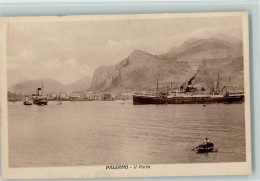 12071131 - Haefen Palermo  II Port - Dampfer  Ca 1927 AK - Andere & Zonder Classificatie