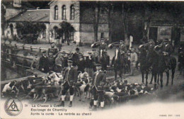 4V5Hy   Chasse à Courre (60) Forêt De Chantilly Aprés La Curée Rentrée Au Chenil En TBE - Jagd