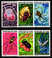 Tschad 510-514 Postfrisch Insekten #NA439 - Chad (1960-...)