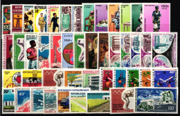 Zentralafr. Republik Jahrgang 1972 Postfrisch Ohne Blöcke, 267-8, 291-2 #NA458 - Centrafricaine (République)