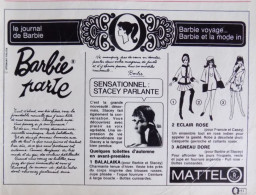Publicité De Presse ; Poupées Barbie Mattel - Advertising