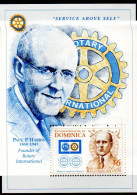 1997 May 29 Rotary Dominica SS Paul Harris 50th Anniversary Of Death - Rotary, Lions Club