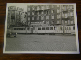 Photographie - Strasbourg (67) - Tramway N° 220 - Place De La Gare - 1951 - SUP (HY4 ) - Strasbourg
