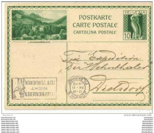 36-26 - Entier Postal Avec Illustration Langenbruck - Oblit Mécanique "Telephonieren" Zurich 1930 - Stamped Stationery