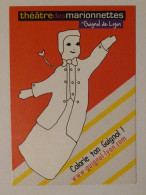 GUIGNOL DE LYON - Marionnette - Colorie Ton Guignol - Carte Publicitaire THEATRE GUIGNOL - Theatre