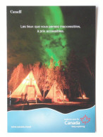 TENTES / INDIEN - TIPI / TEPEE - Carte Publicitaire Canadaveo - Native Americans