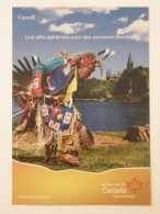 INDIEN / Canada - Carte Publicitaire Terre Canada - Native Americans