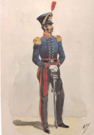 Oficial De Artilharia A Pé, Uniformes Militares Portugal Nº69 - Uniformen